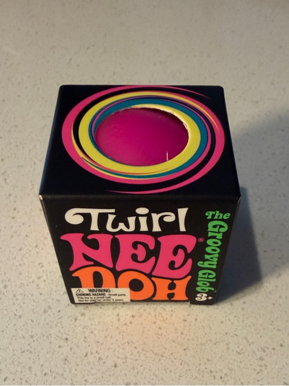 NeeDoh Twirl Groovy Glob Mini - Pink
